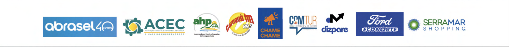 Patrocinadores Caraguá a Gosto 2026